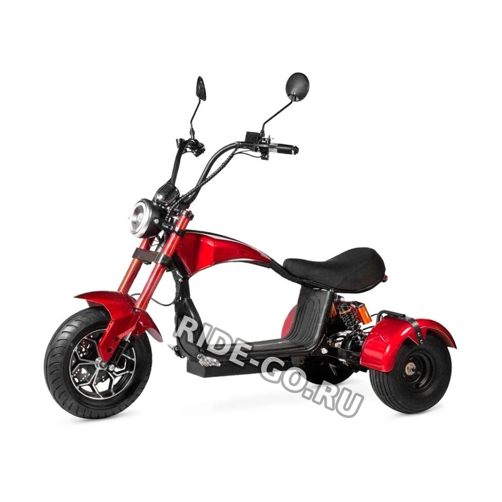 Электроскутер CityCoCo TRIKE GT X6 CHOPPER красный