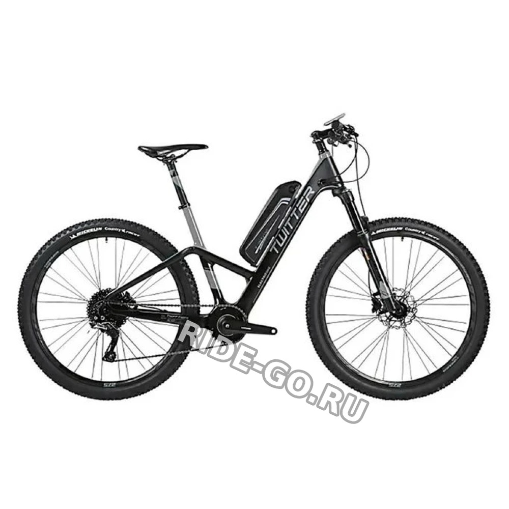 Электровелосипед Twitter TW-E9W черно-серый