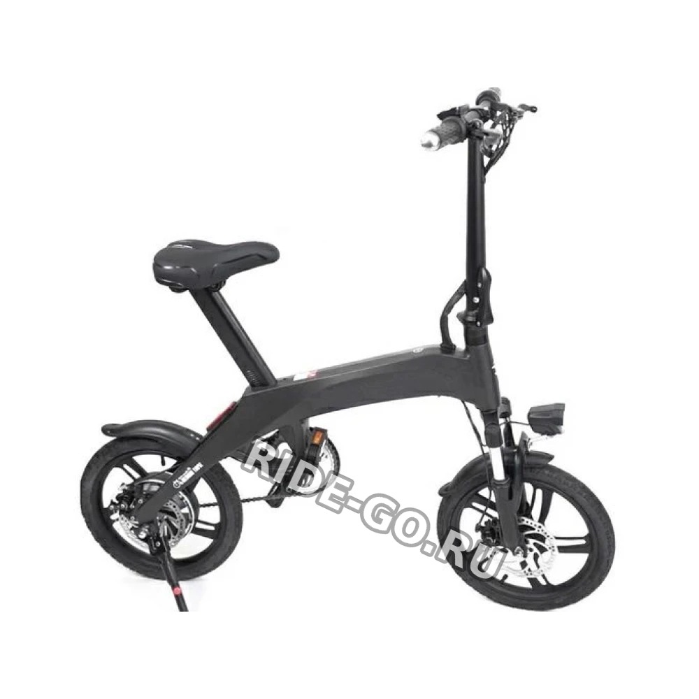 Электровелосипед GreenCamel Карбон XS (R12 250W 36V 7,8Ah LG) Carbon Черный