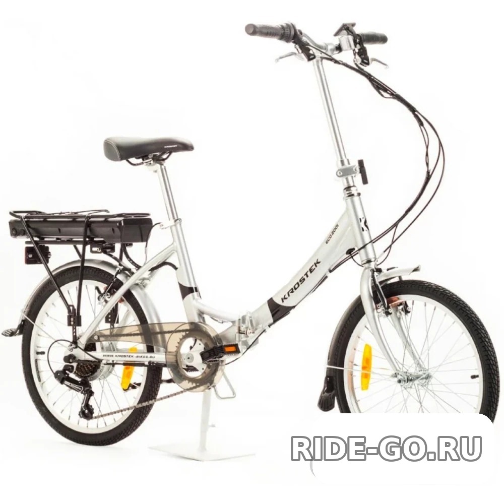 Электровелосипед KROSTEK ECO 2001 Cеребристый