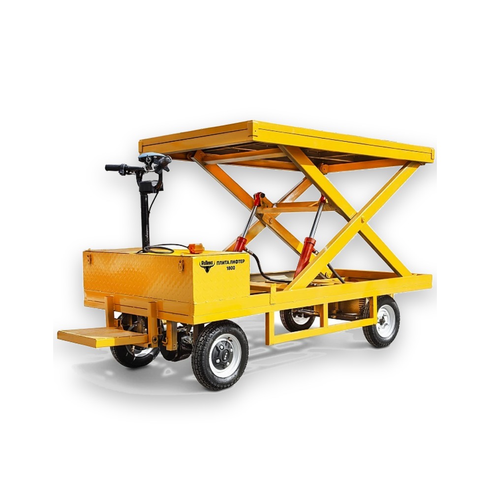 Платформенная тележка электрическая RuTrike ПЛИТА ЛИФТЕР 2500