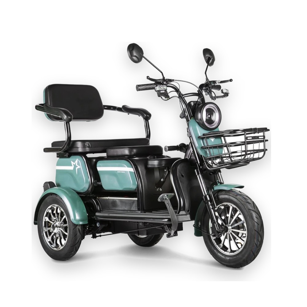 Электротрицикл Rutrike Пилот Голубой