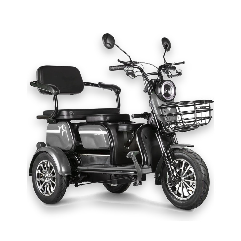 Электротрицикл Rutrike Пилот Серый