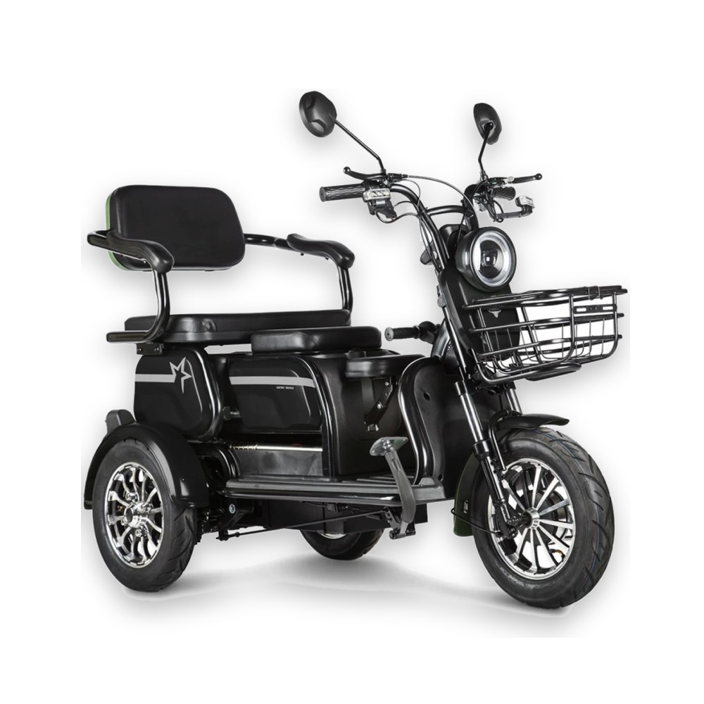 Электротрицикл Rutrike Пилот Черный