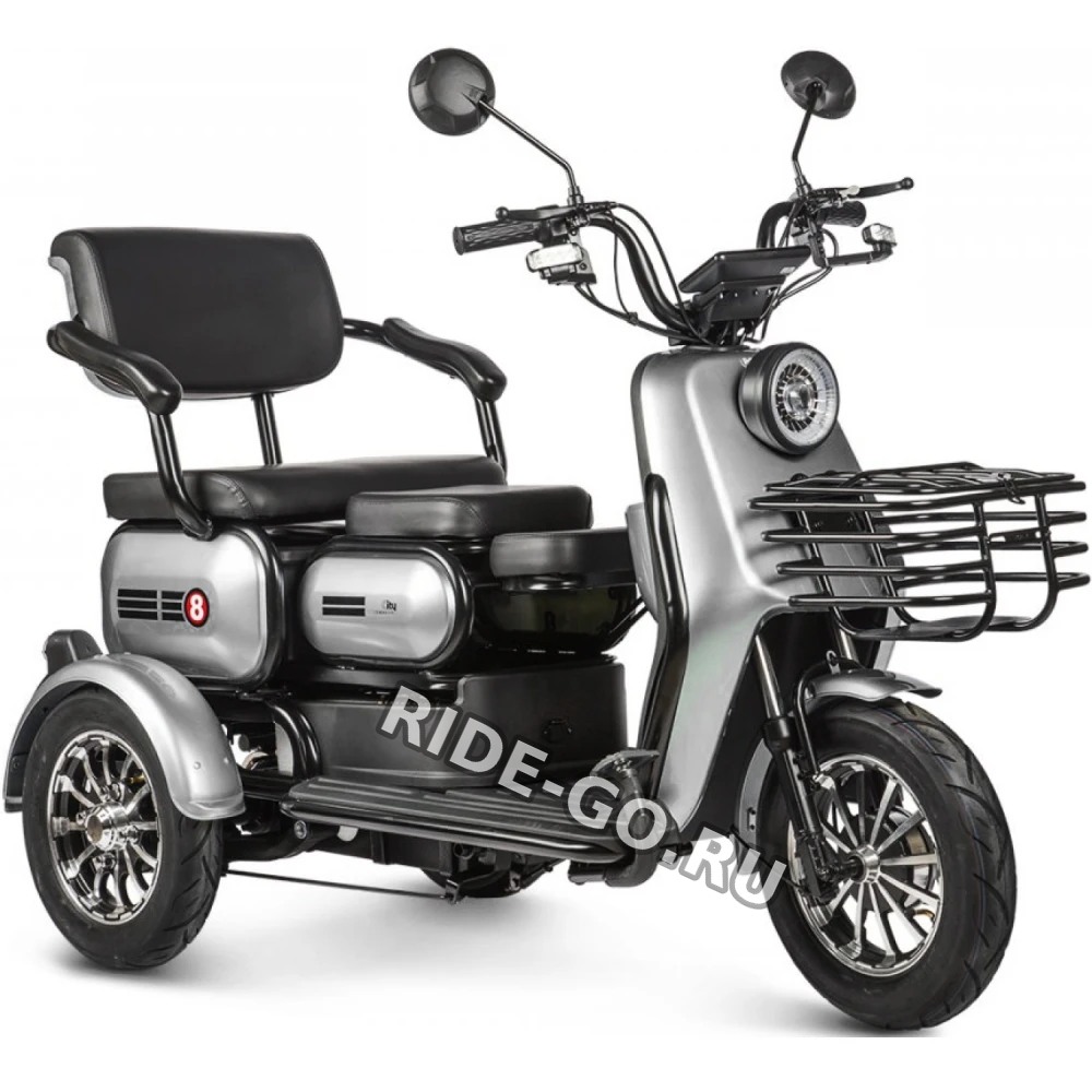 Электротрицикл Rutrike Патрон Серый