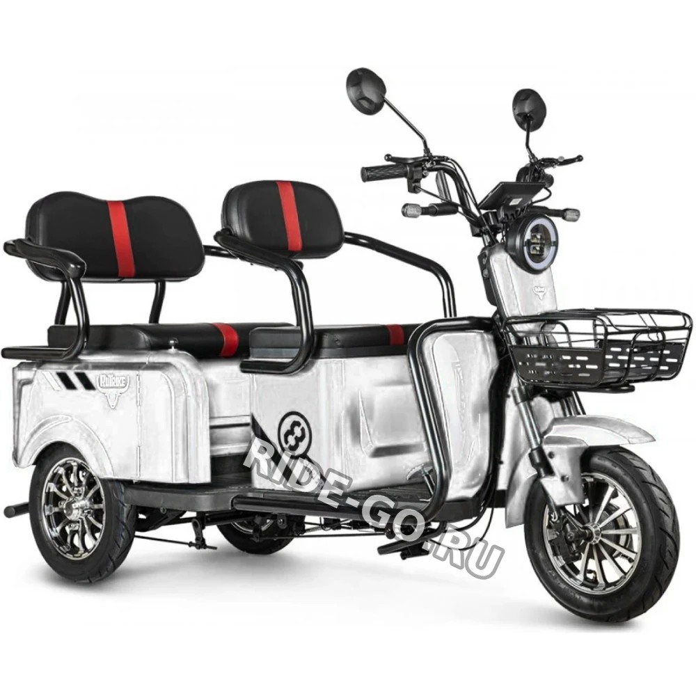 Электротрицикл Rutrike Экипаж Белый