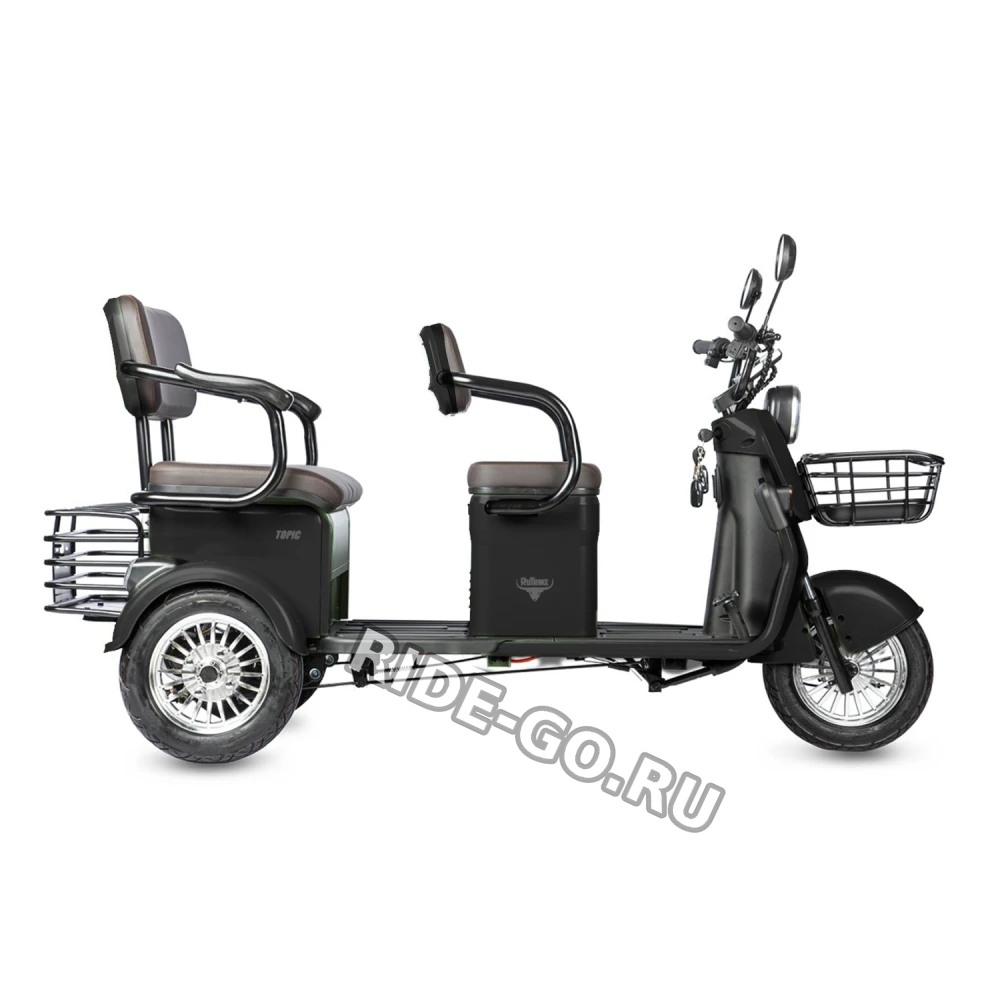 Электротрицикл Rutrike Топик Черный