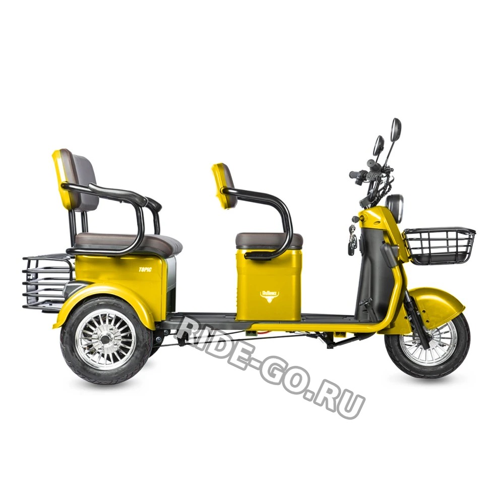 Электротрицикл Rutrike Топик Желтый