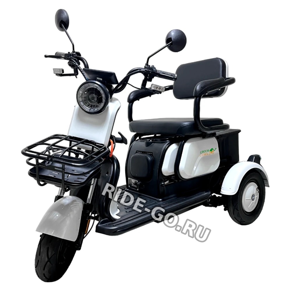 Трицикл GreenCamel Фродо X7 (60V 500W) Trike дифференциал, белый
