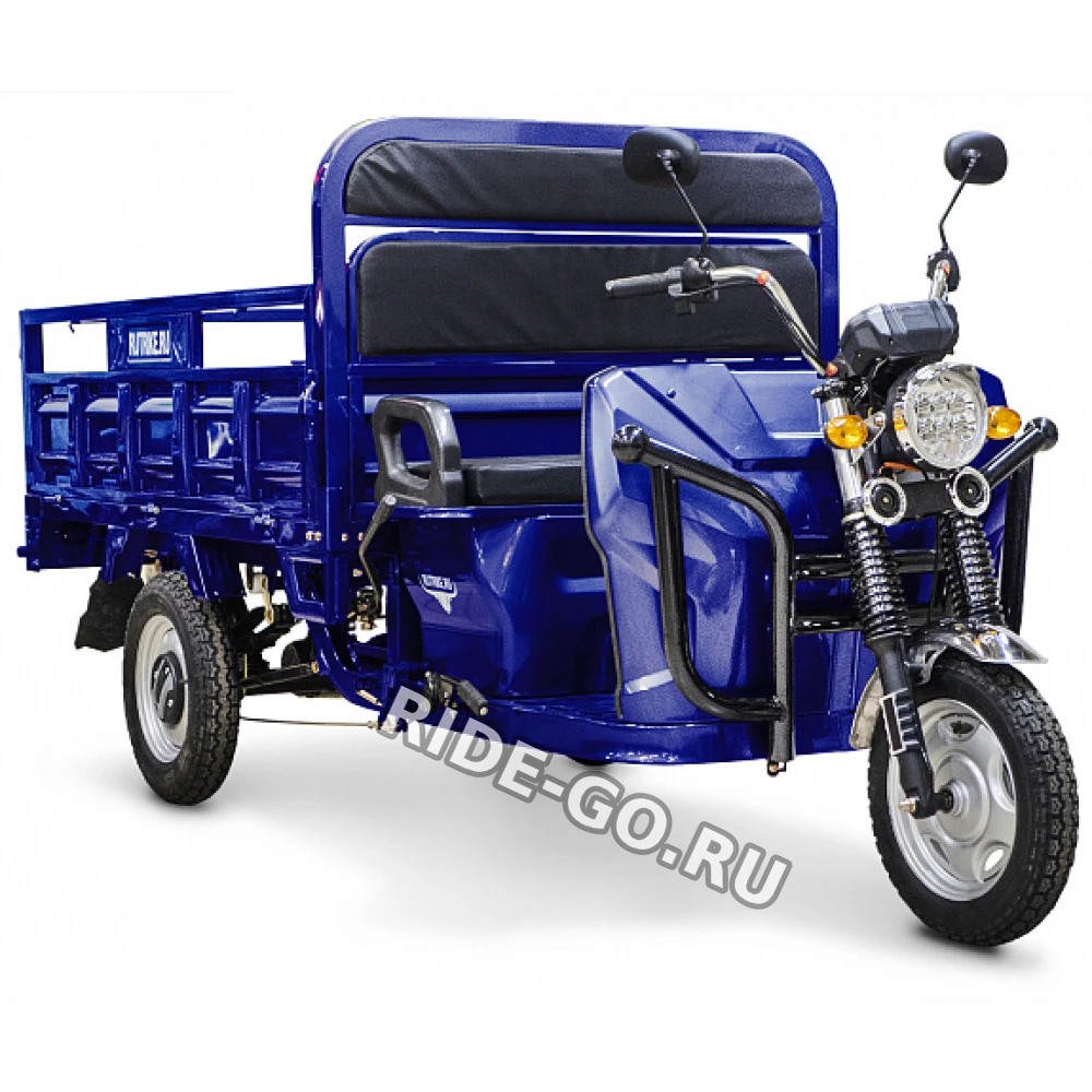 Грузовой электротрицикл Rutrike D4 NEXT II 60V 1500W Синий