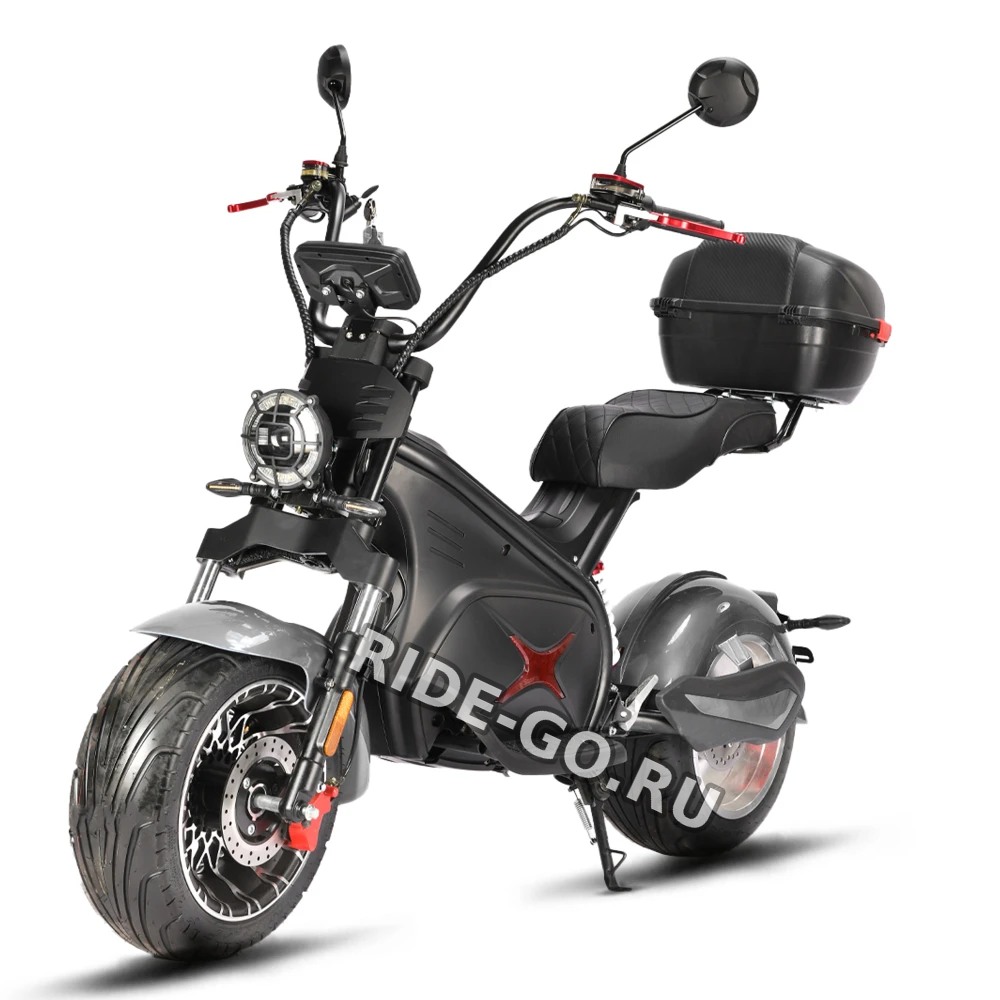 Электроскутер CityCoco WHITE SIBERIA BLACK SEA (SILVER) 5000W