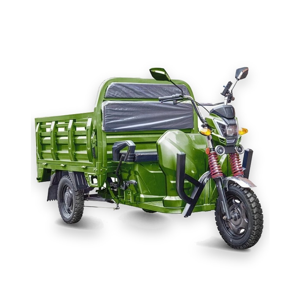 Грузовой электротрицикл Rutrike Антей-У 1500 60V1200W зеленый