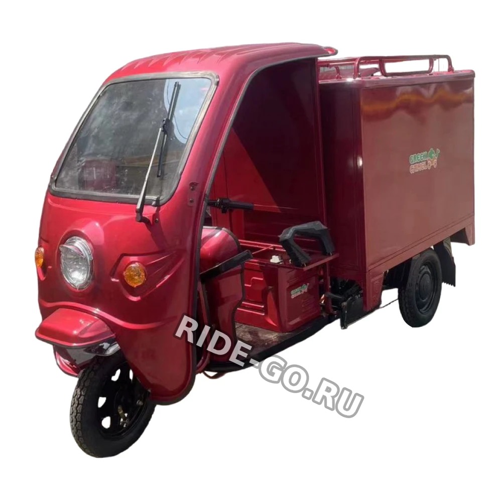 Электротрицикл грузовой GreenCamel Тендер C1500 (60V 1000W) BOX, понижающая