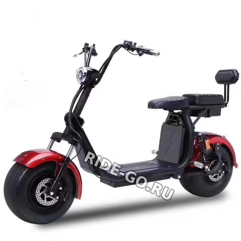 Электроскутер Citycoco X7 2000W, 20А 60В Красный