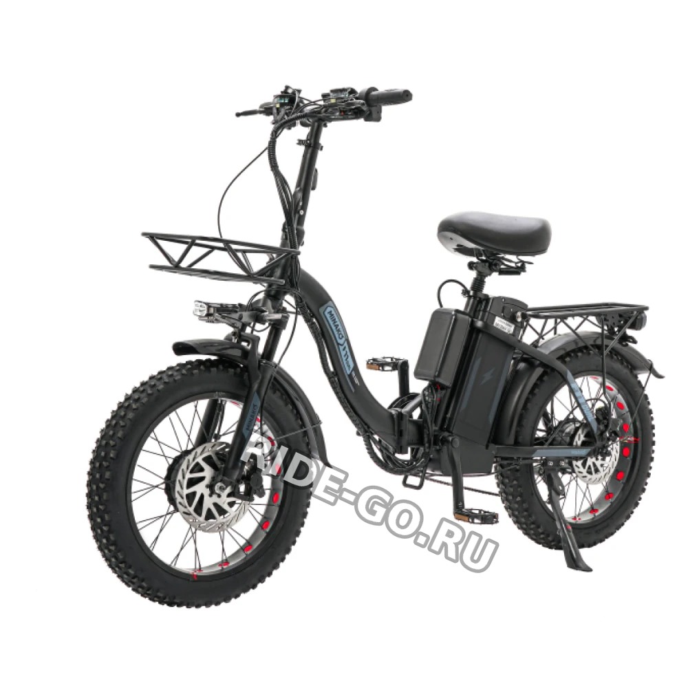 Электровелосипед Minako F11 Dual черный